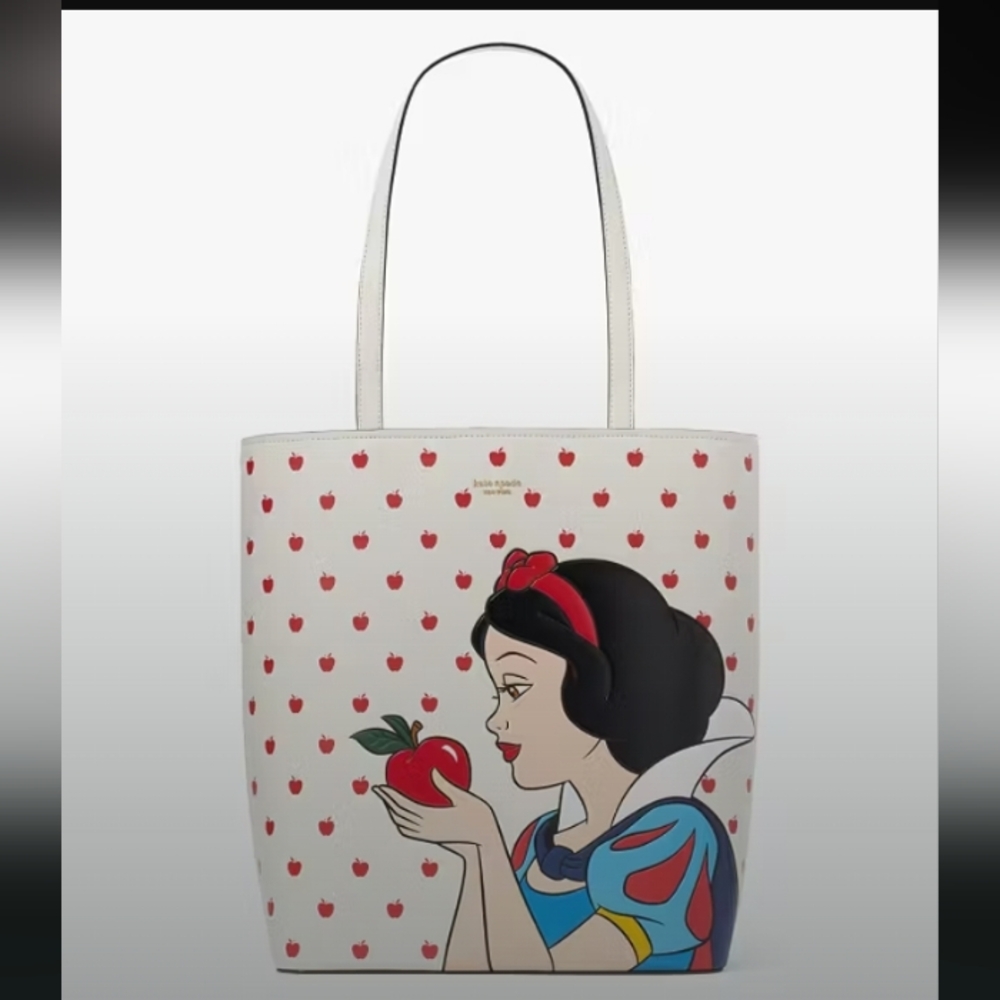 Disney X Kate Spade New York " Snow White " 🍎 Waverly Tote Bag ❤️ - Picture 3 of 11